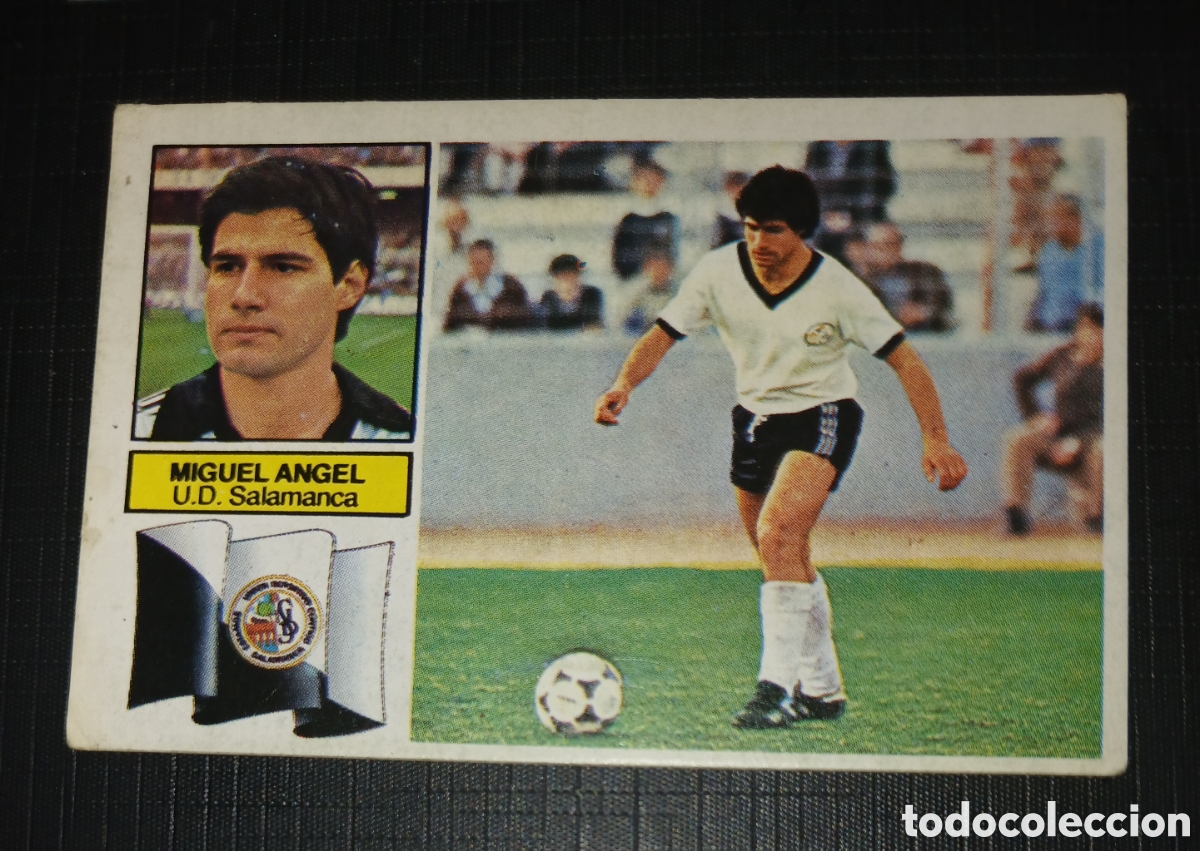 Figurine di Calcio: Cromo Miguel Angel U.D. Salamanca Ed. Este Liga 1982 1983 82-83 Sin pegar, nunca pegado