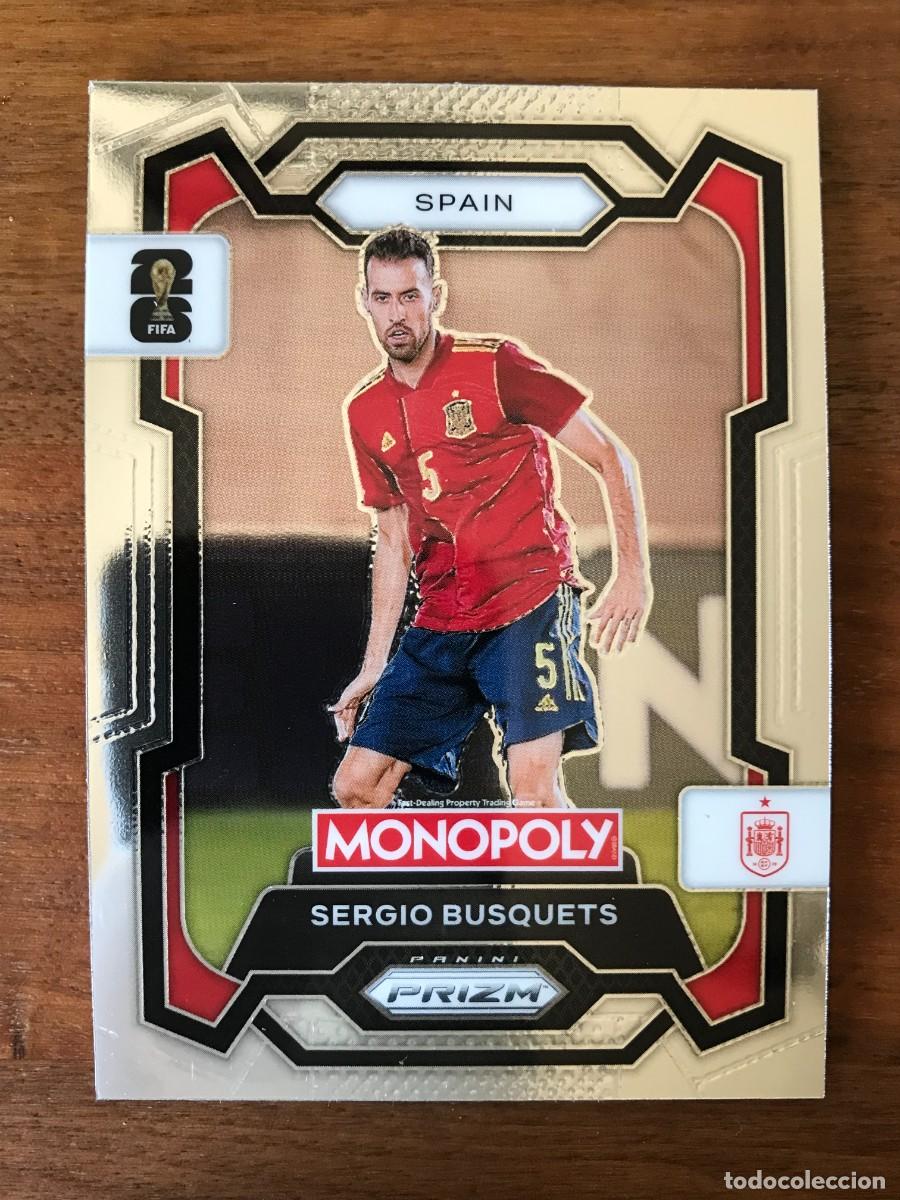 Figurine di Calcio: SERGIO BUSQUETS - ESPA&Ntilde;A - PANINI MONOPOLY PRIZM WORLD CUP - 2026 26