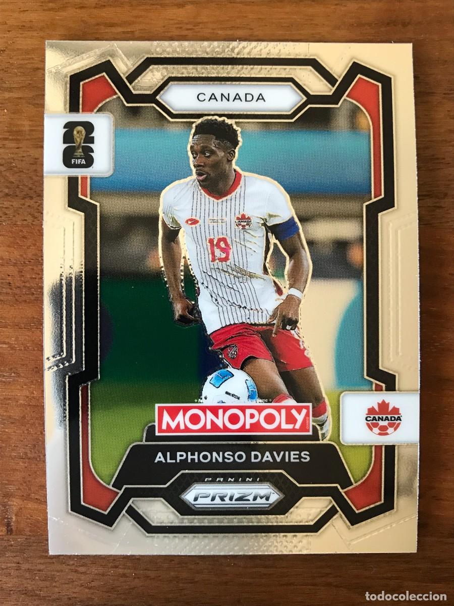 Figurine di Calcio: ALPHONSO DAVIES - CANADA - PANINI MONOPOLY PRIZM WORLD CUP - 2026 26
