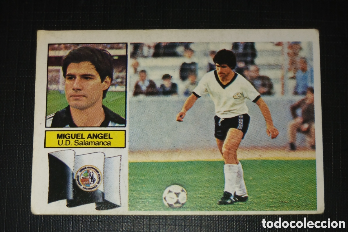 Figurine di Calcio: Cromo Miguel Angel U.D. Salamanca Ed. Este Liga 1982 1983 82-83 Sin pegar, nunca pegado