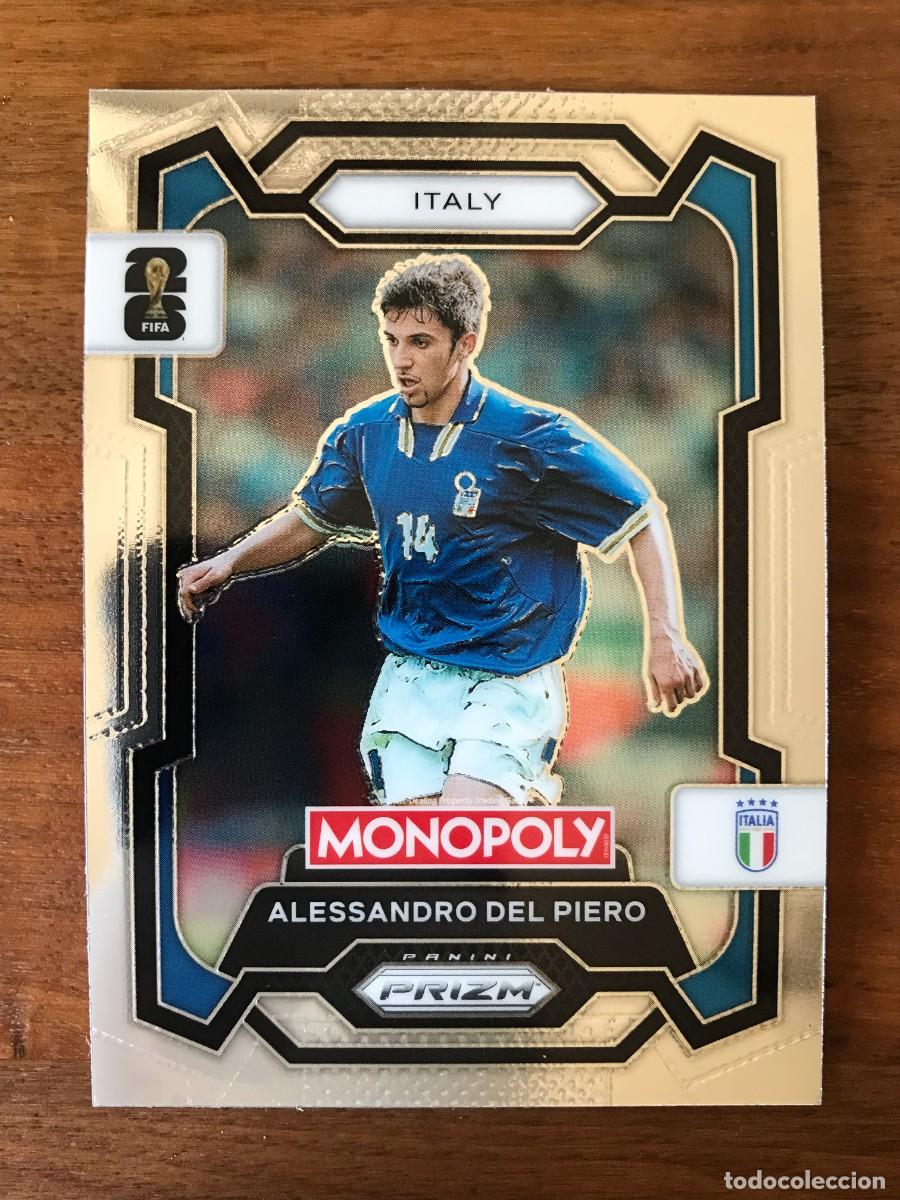 Figurine di Calcio: ALESSANDRO DEL PIERO - ITALIA - PANINI MONOPOLY PRIZM WORLD CUP - 2026 26