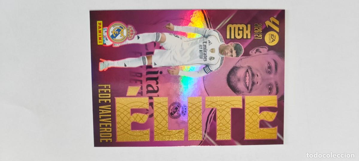 Cromos de f&uacute;tbol: MEGACRACKS 26/27 CARD ELITE VALVERDE REAL MADRID # 5 PANINI