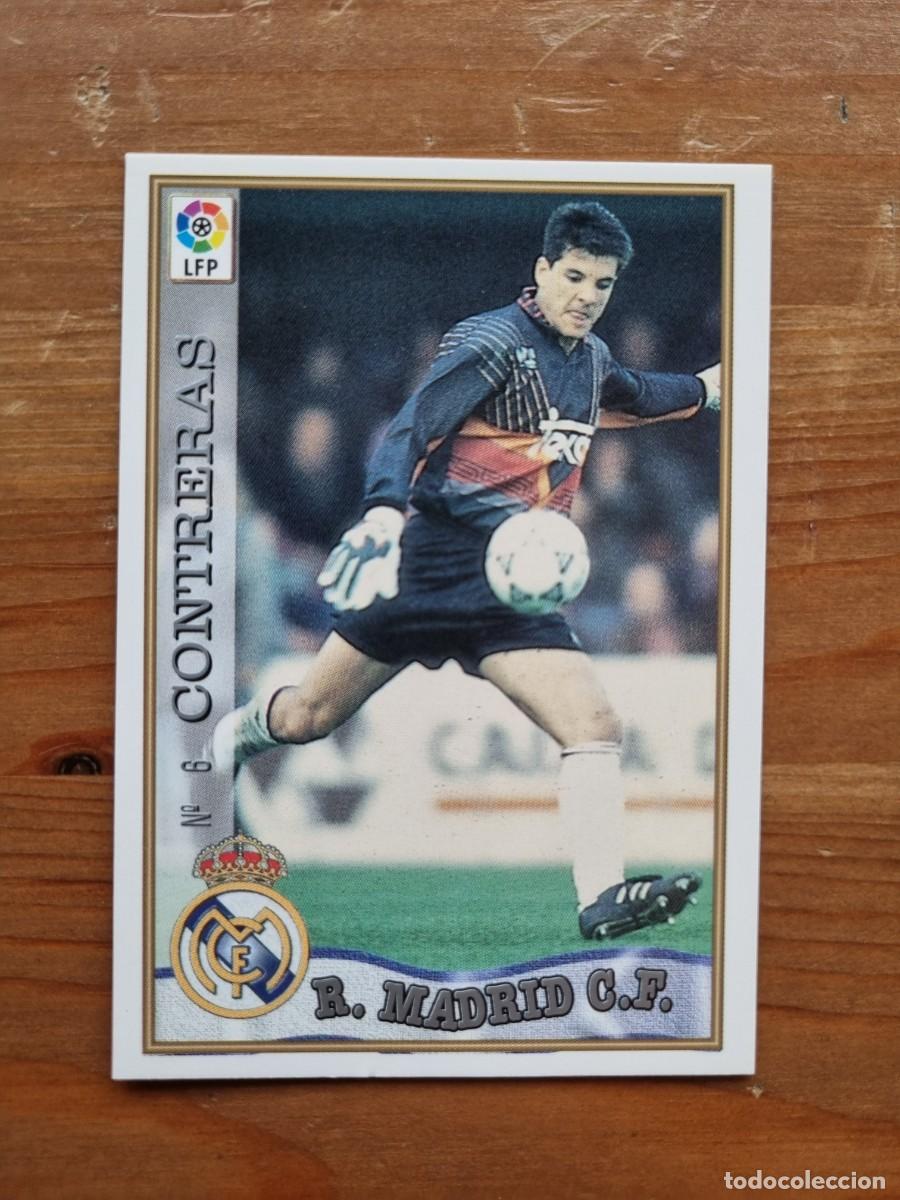 Cromos de f&uacute;tbol: 6 CONTRERAS (Real Madrid CF). Las Fichas de la Liga 1997 1998 97 98 (Mundicromo)