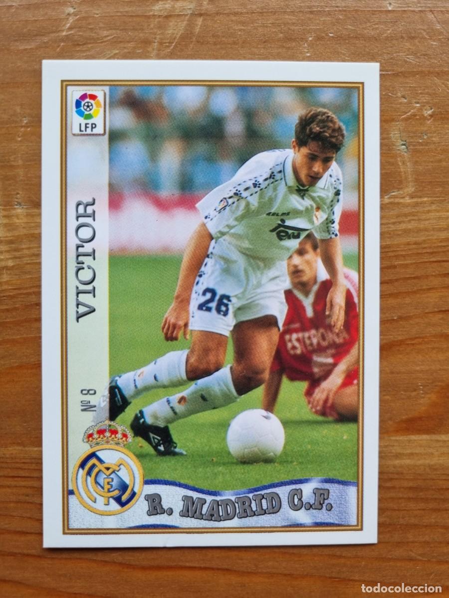 Cromos de f&uacute;tbol: 8 V&Iacute;CTOR (Real Madrid CF). Las Fichas de la Liga 1997 1998 97 98 (Mundicromo)