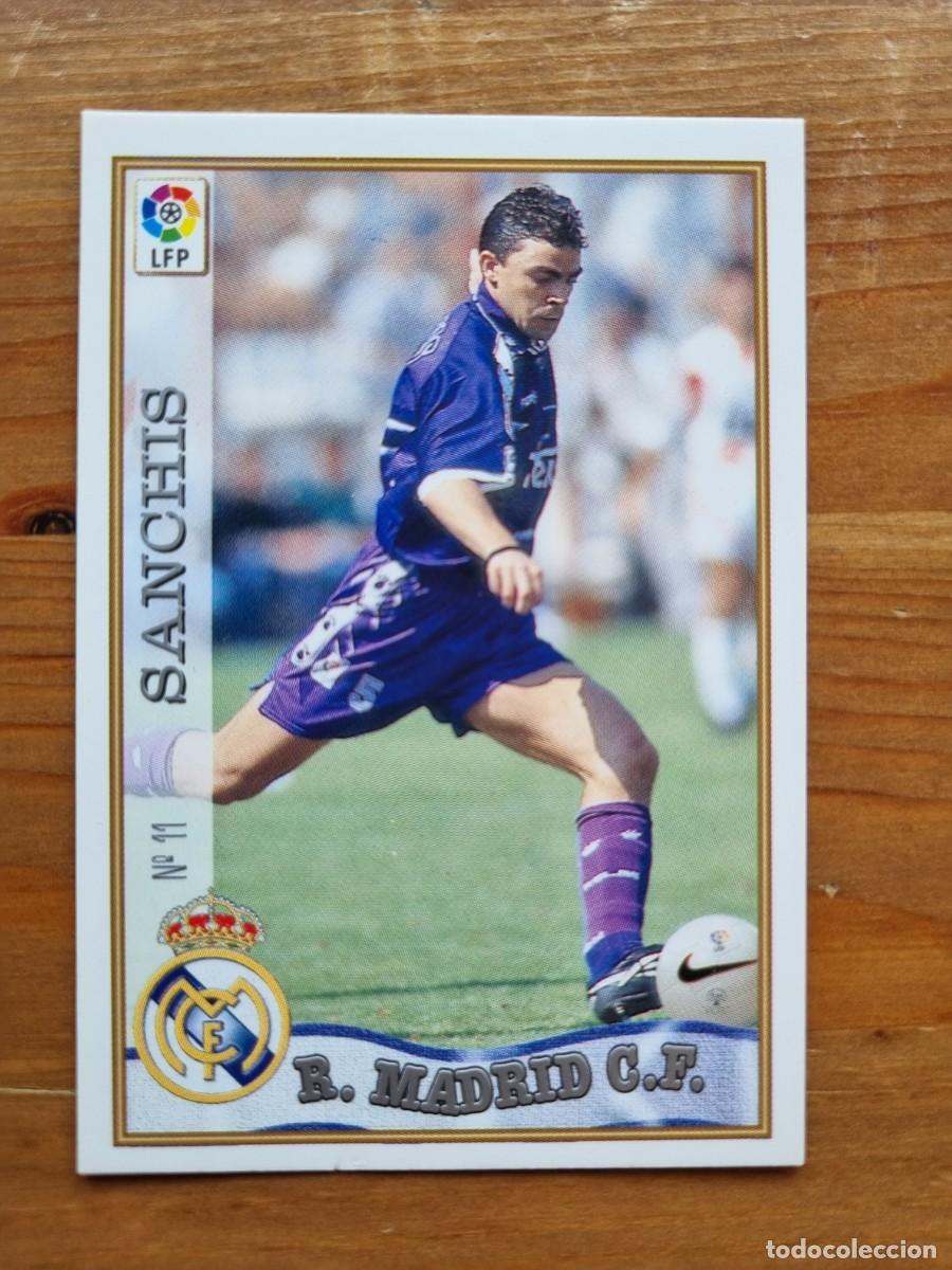 Cromos de f&uacute;tbol: 11 SANCH&Iacute;S (Real Madrid CF). Las Fichas de la Liga 1997 1998 97 98 (Mundicromo)