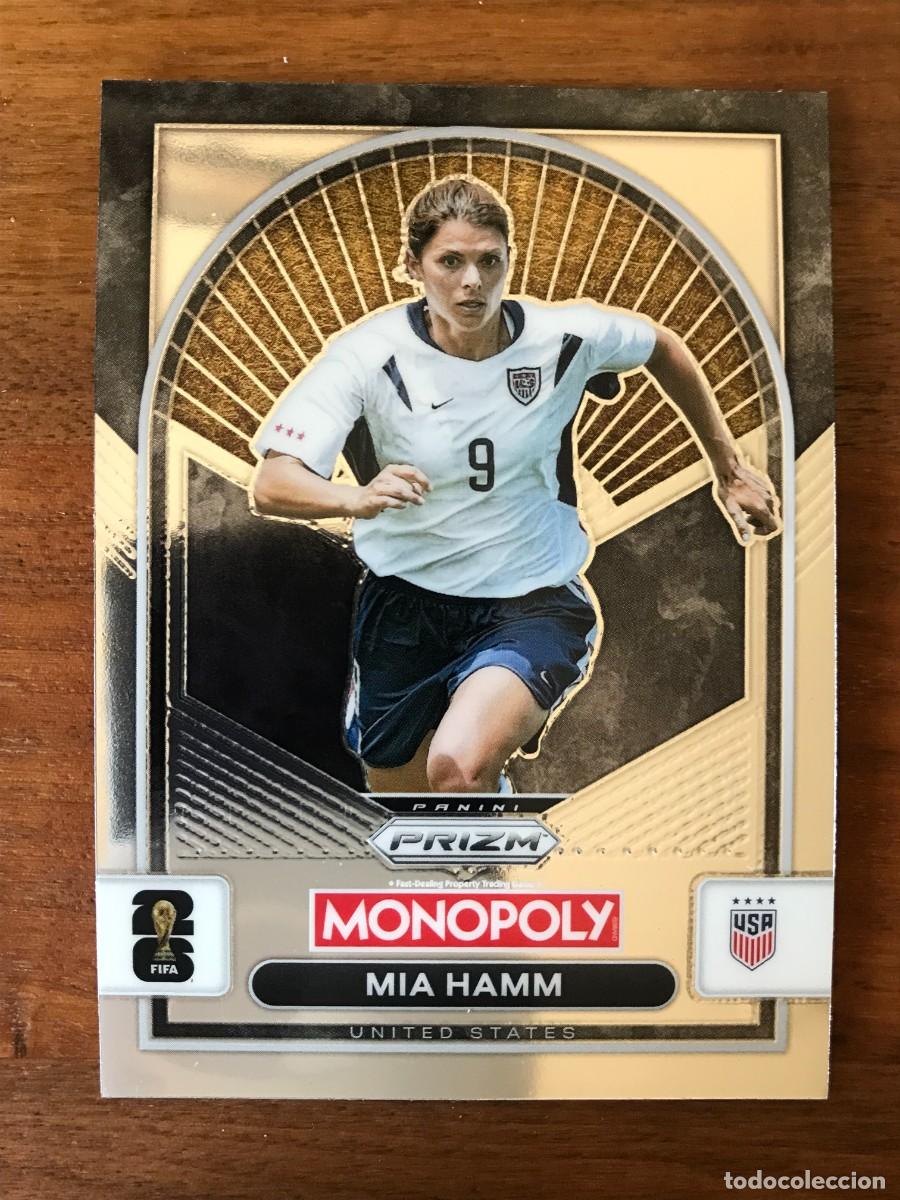 Fu&szlig;ball-Sticker: MIA HAMM - ESTADOS UNIDOS - PANINI MONOPOLY PRIZM WORLD CUP - 2026 26
