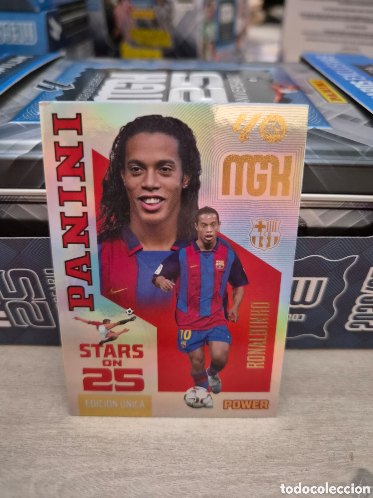 Fu&szlig;ball-Sticker: P436 Stars On 25 Power Ronaldinho Megacracks 26/27
