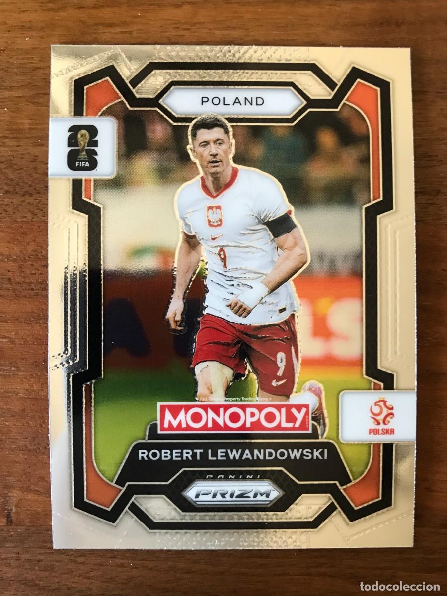 Cartes &agrave; collectionner de Football: ROBERT LEWANDOWSKI - POLONIA - PANINI MONOPOLY PRIZM WORLD CUP - 2026 26