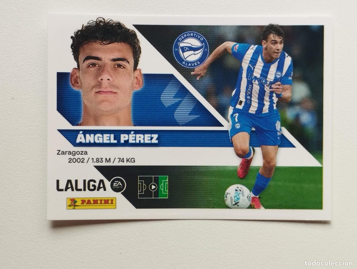 Football Stickers: CROMO STICKER COLECCIONES ESTE PANINI LIGA 2026 2027 26 27 ANGEL PEREZ 17 ALAVES