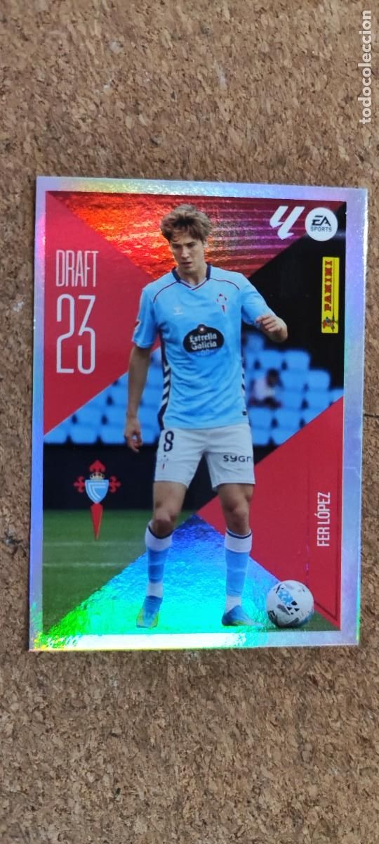 Cromos de Futebol: LIGA ESTE 26/27 STICKER DRAFT23 FER LOPEZ CELTA DE VIGO # 7 PANINI