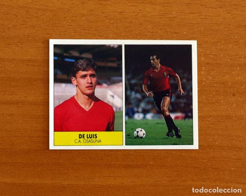 Football Stickers: Osasuna - De Luis - Ediciones Festival 1987-1988, 87-88 - Nunca pegado