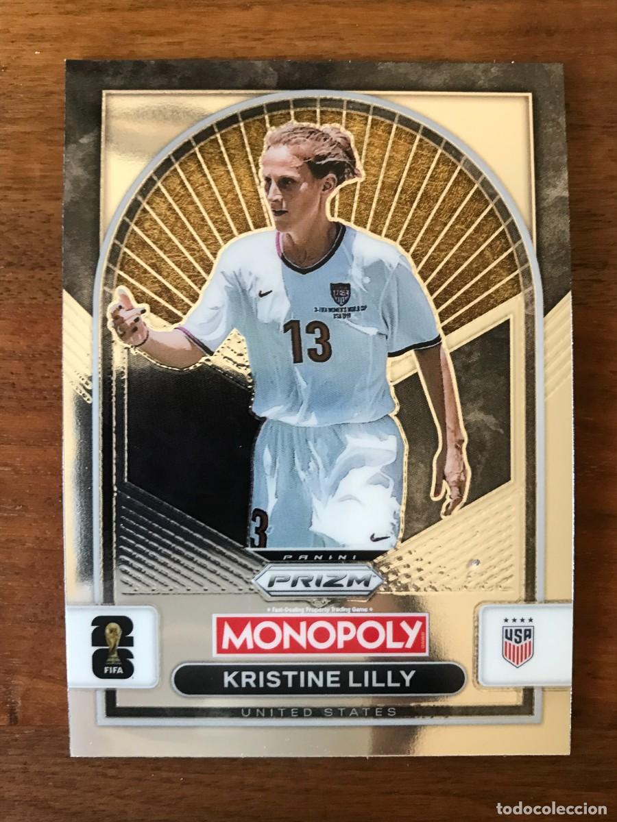 Football Stickers: KRISTINE LILLY - ESTADOS UNIDOS - PANINI MONOPOLY PRIZM WORLD CUP - 2026 26