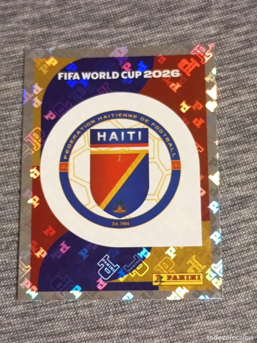 Football Stickers: ESCUDO HAITI HAI 1 STICKER MUNDIAL 2026 PANINI FIFA WORLD CUP NUEVO