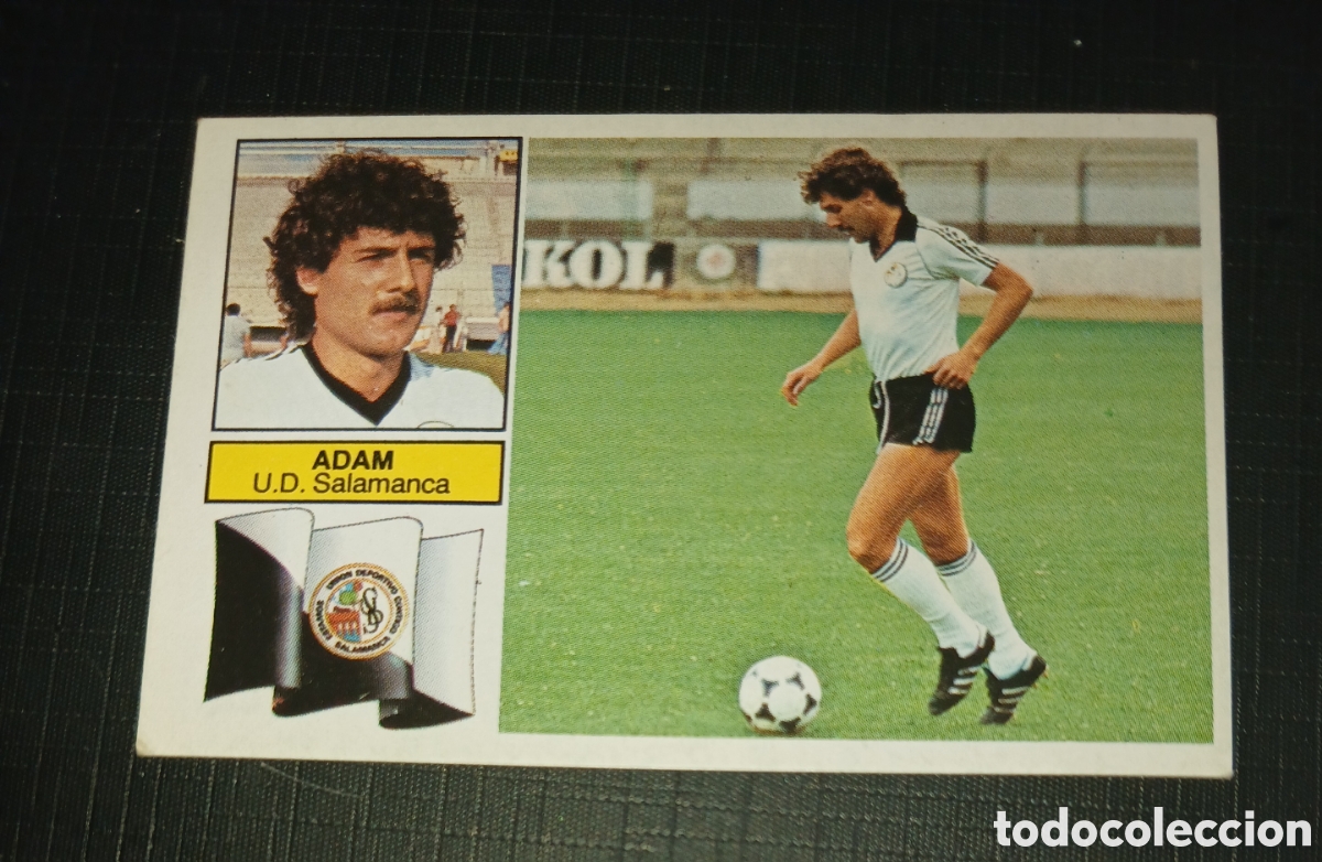 Football Stickers: Cromo Adam (Baja) U.D. Salamanca Ed. Este Liga 1982 1983 82-83 Sin pegar, nunca pegado