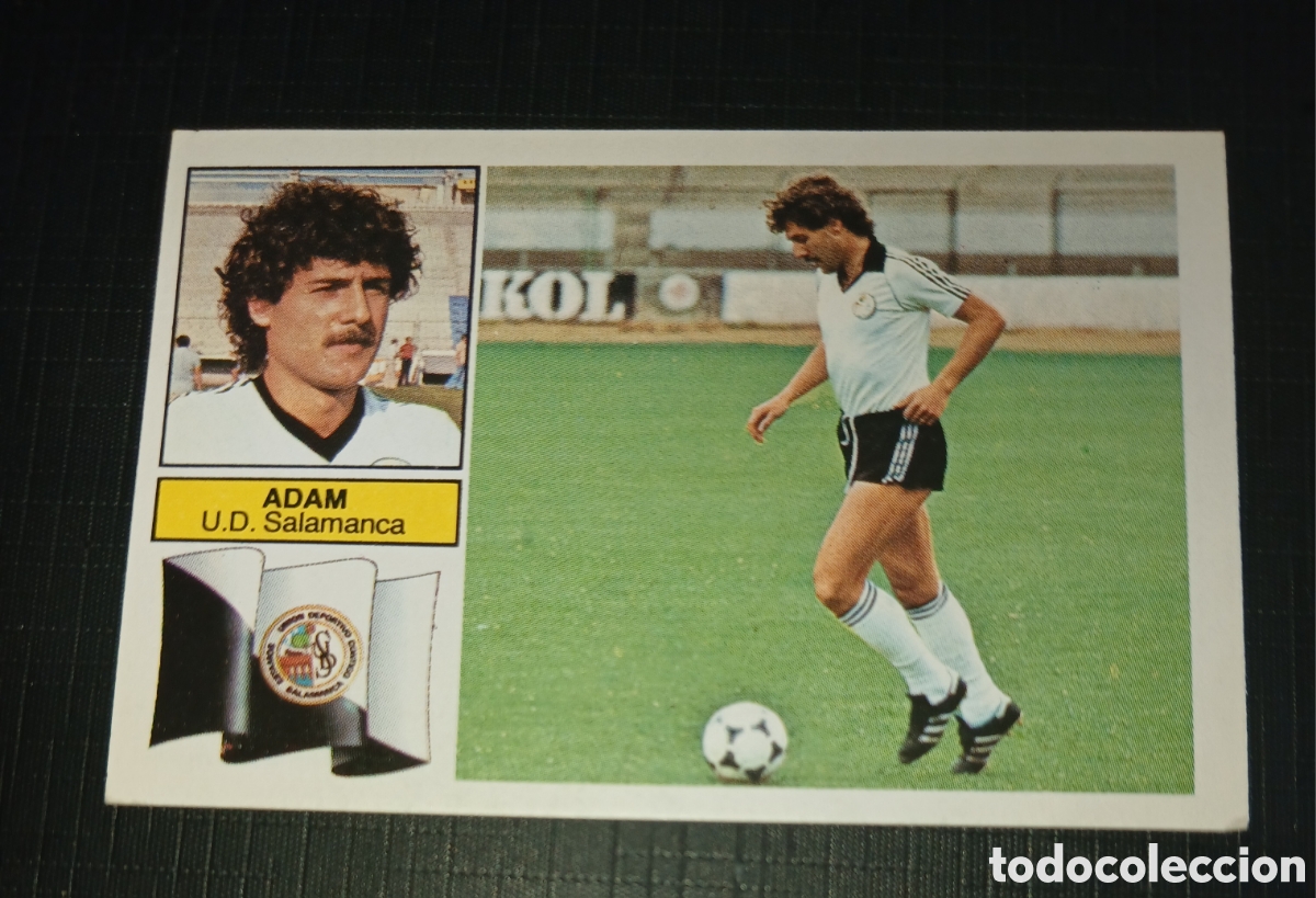 Football Stickers: Cromo Adam (Baja) U.D. Salamanca Ed. Este Liga 1982 1983 82-83 Sin pegar, nunca pegado