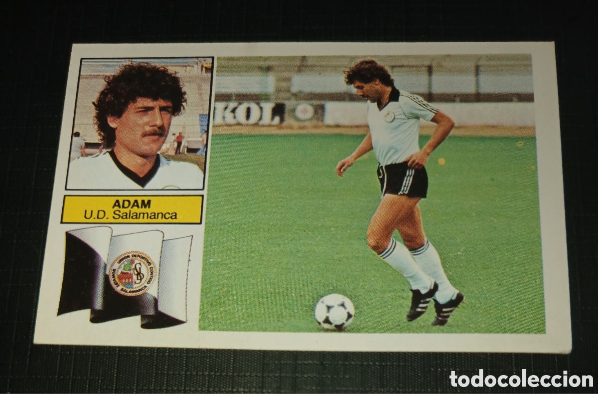 Cartes &agrave; collectionner de Football: Cromo Adam (Baja) U.D. Salamanca Ed. Este Liga 1982 1983 82-83 Sin pegar, nunca pegado