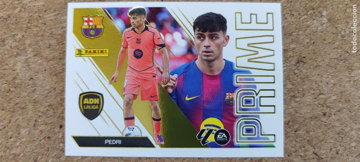 Cromos de Futebol: LIGA ESTE 26/27 STICKER ADN PRIME PEDRI FC BARCELONA # 12 PANINI