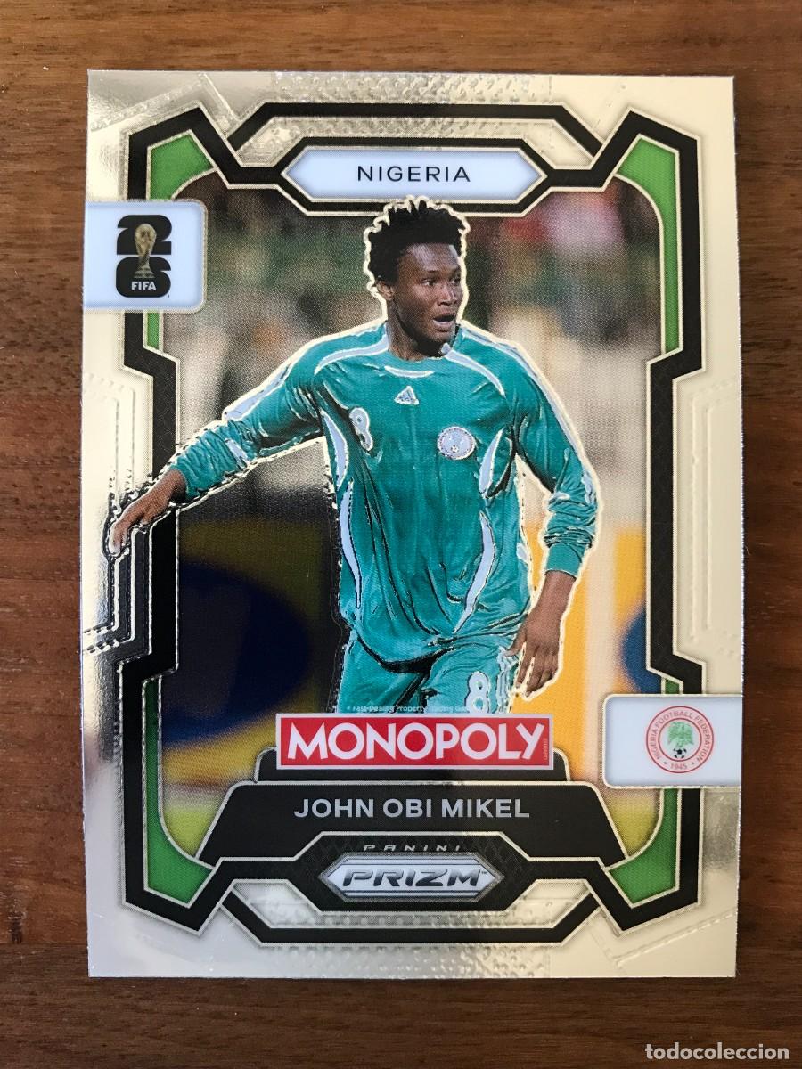 Cromos de f&uacute;tbol: JOHN OBI MIKEL - NIGERIA - PANINI MONOPOLY PRIZM WORLD CUP - 2026 26