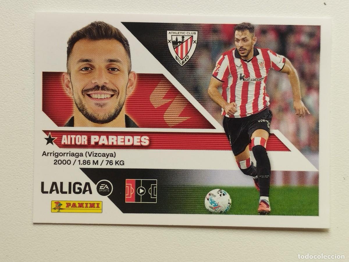 Cromos de f&uacute;tbol: CROMO STICKER COLECCIONES ESTE PANINI LIGA 2026 2027 26 27 AITOR PAREDES 6A ATHLETIC CLUB BILBAO