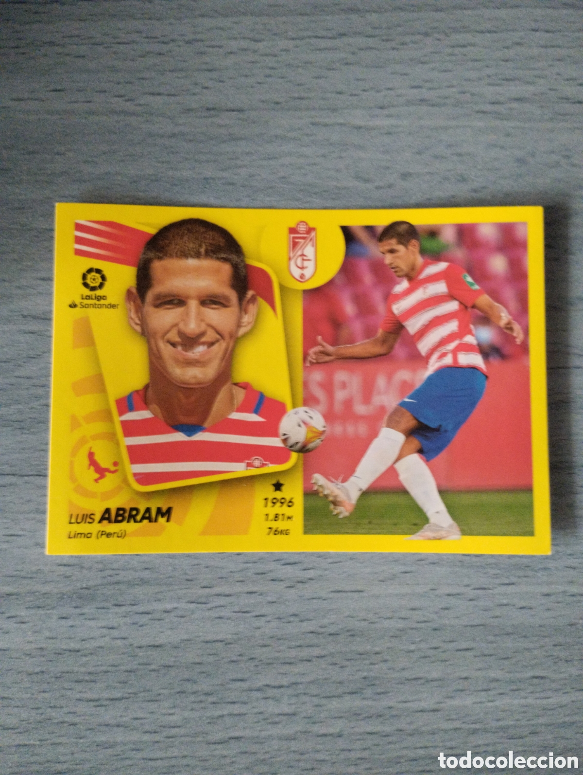 Cromos de f&uacute;tbol: Cromo ediciones este liga 21 22 coloca 10 bis abram granada sin pegar