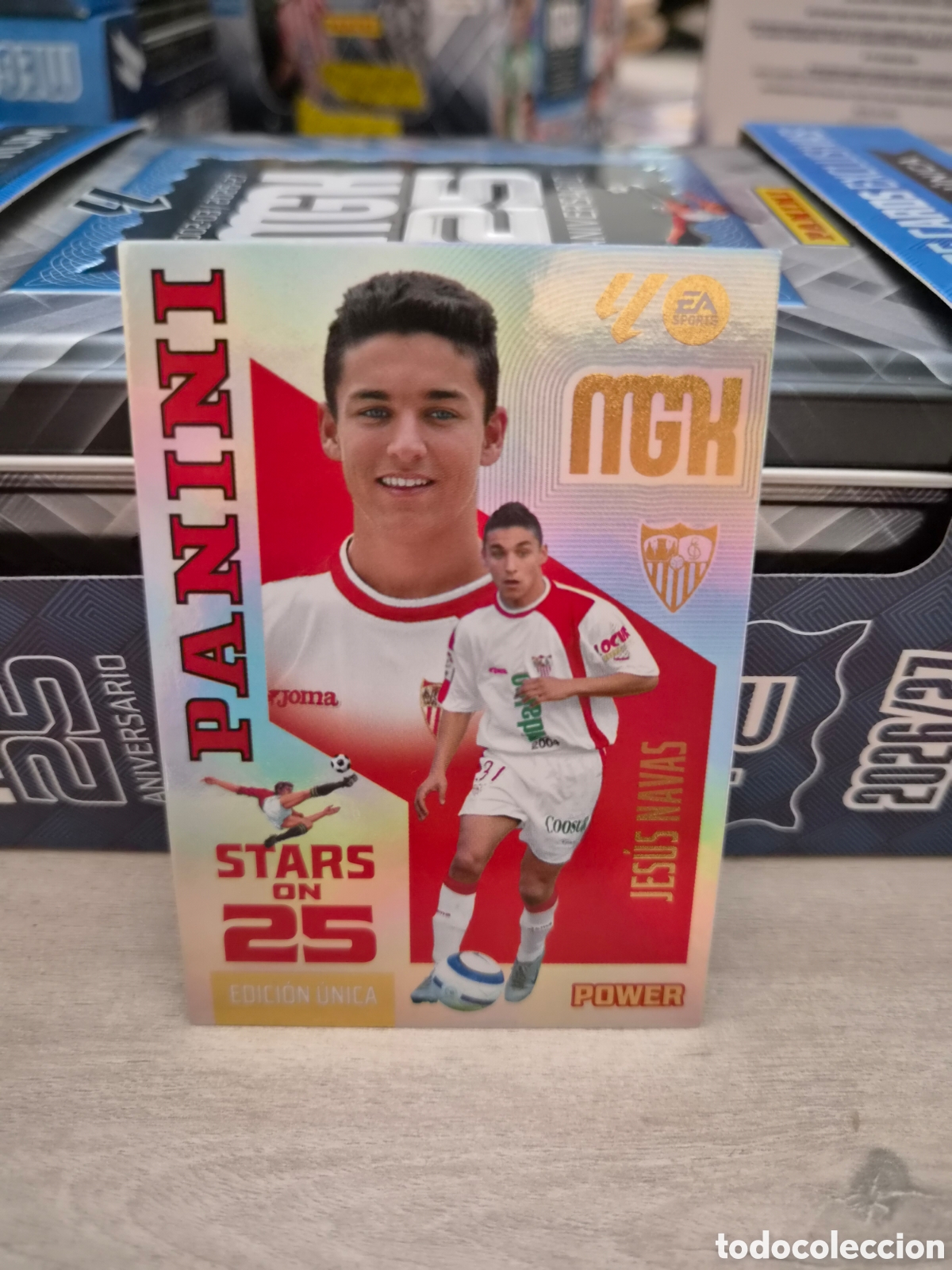 Cromos de f&uacute;tbol: P437 Stars On 25 Power Jesus Navas Megacracks 26/27