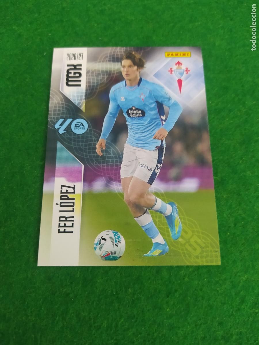 Cromos de f&uacute;tbol: MEGACRACKS 2026 2027 MGK 26 27 NUEVO - CELTA DE VIGO N&ordm; 121 FER LOPEZ