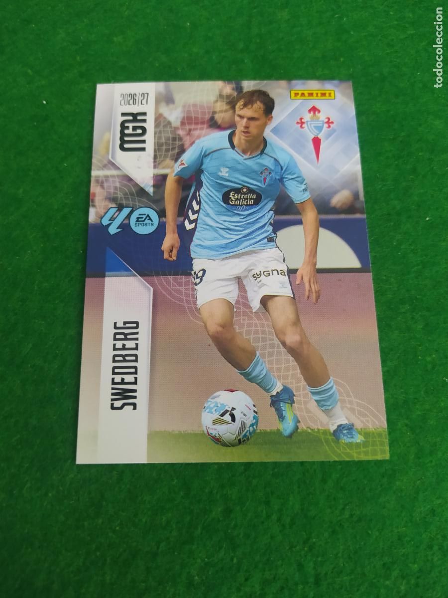 Cromos de f&uacute;tbol: MEGACRACKS 2026 2027 MGK 26 27 NUEVO - CELTA DE VIGO N&ordm; 122 SWEDBERG