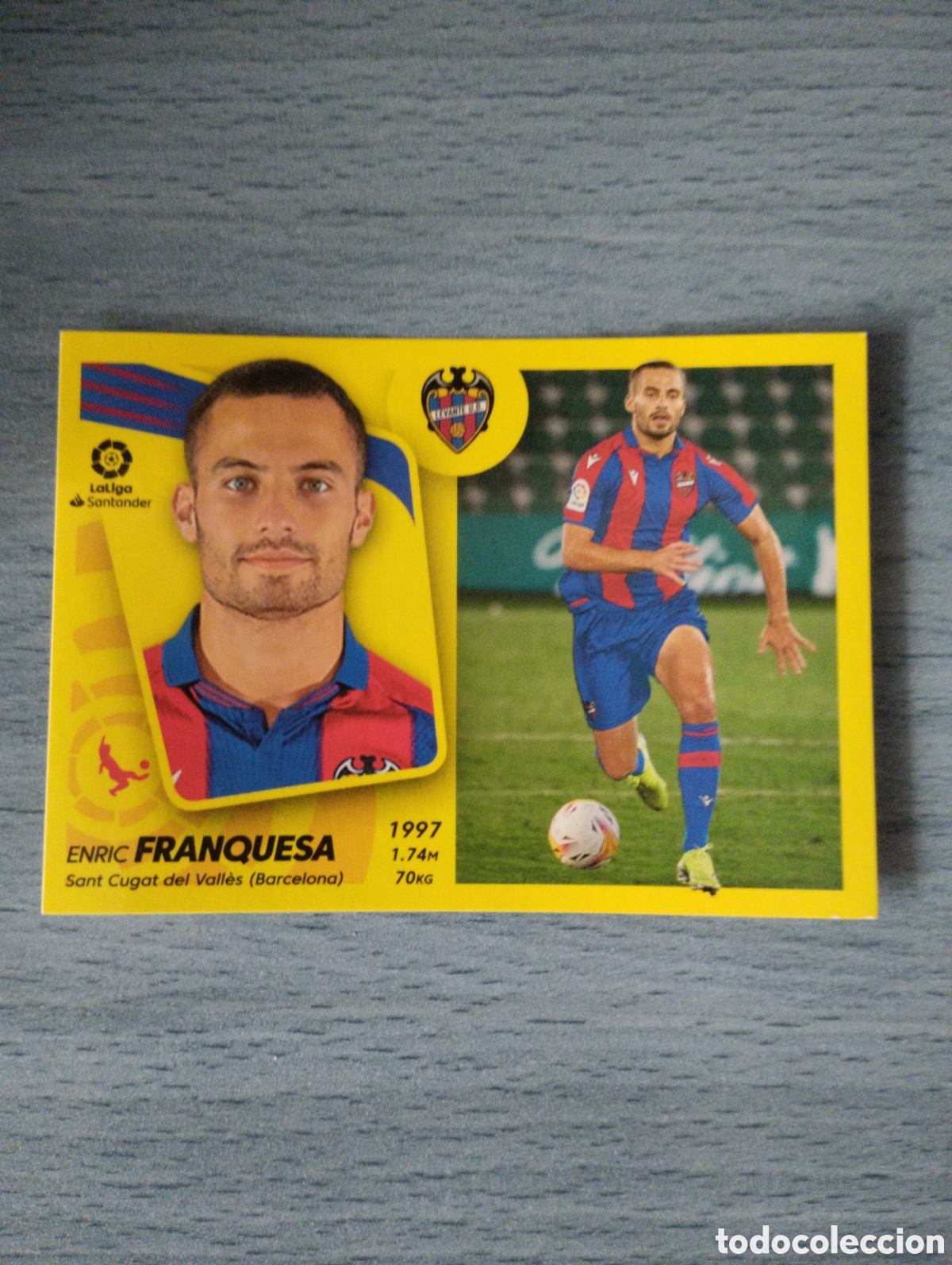 Cromos de f&uacute;tbol: Cromo ediciones este liga 21 22 coloca 11 bis franquesa levante sin pegar