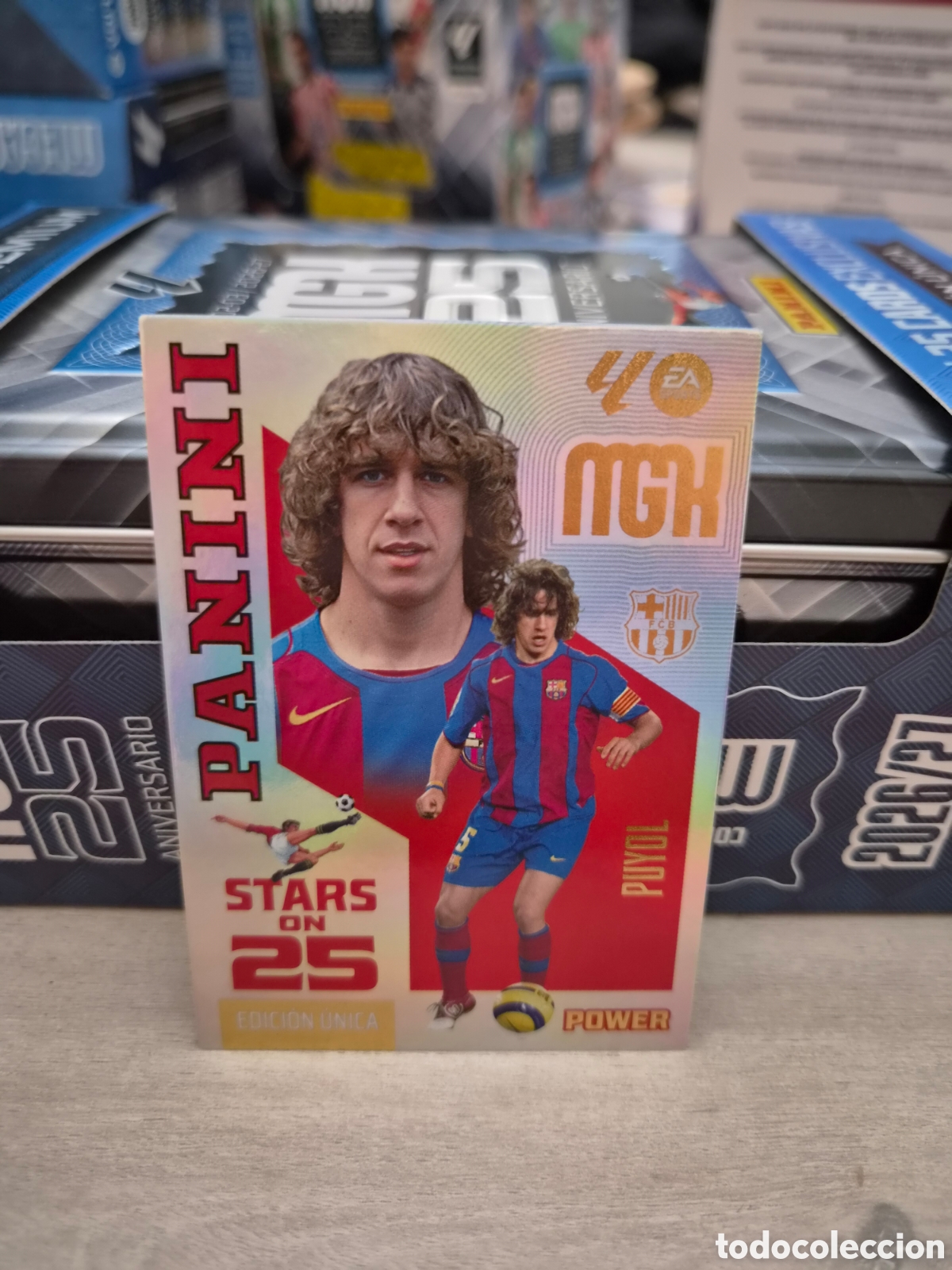 Cromos de f&uacute;tbol: P429 Stars On 25 Power Puyol Megacracks 26/27