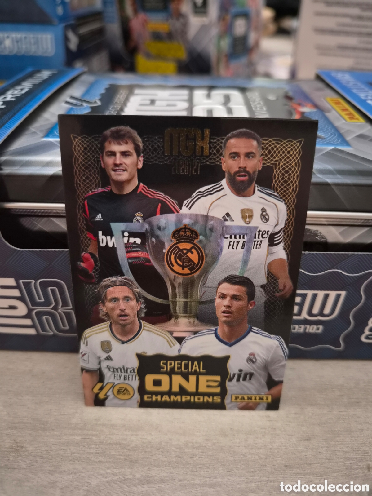 Cromos de f&uacute;tbol: Special One Champions Real Madrid Megacracks 26/27