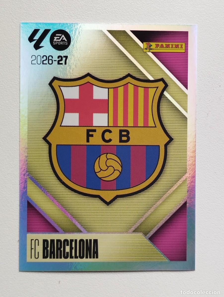 Figurine di Calcio: CROMO STICKER COLECCIONES ESTE PANINI LIGA 2026 2027 26 27 ESCUDO 1 BARCELONA