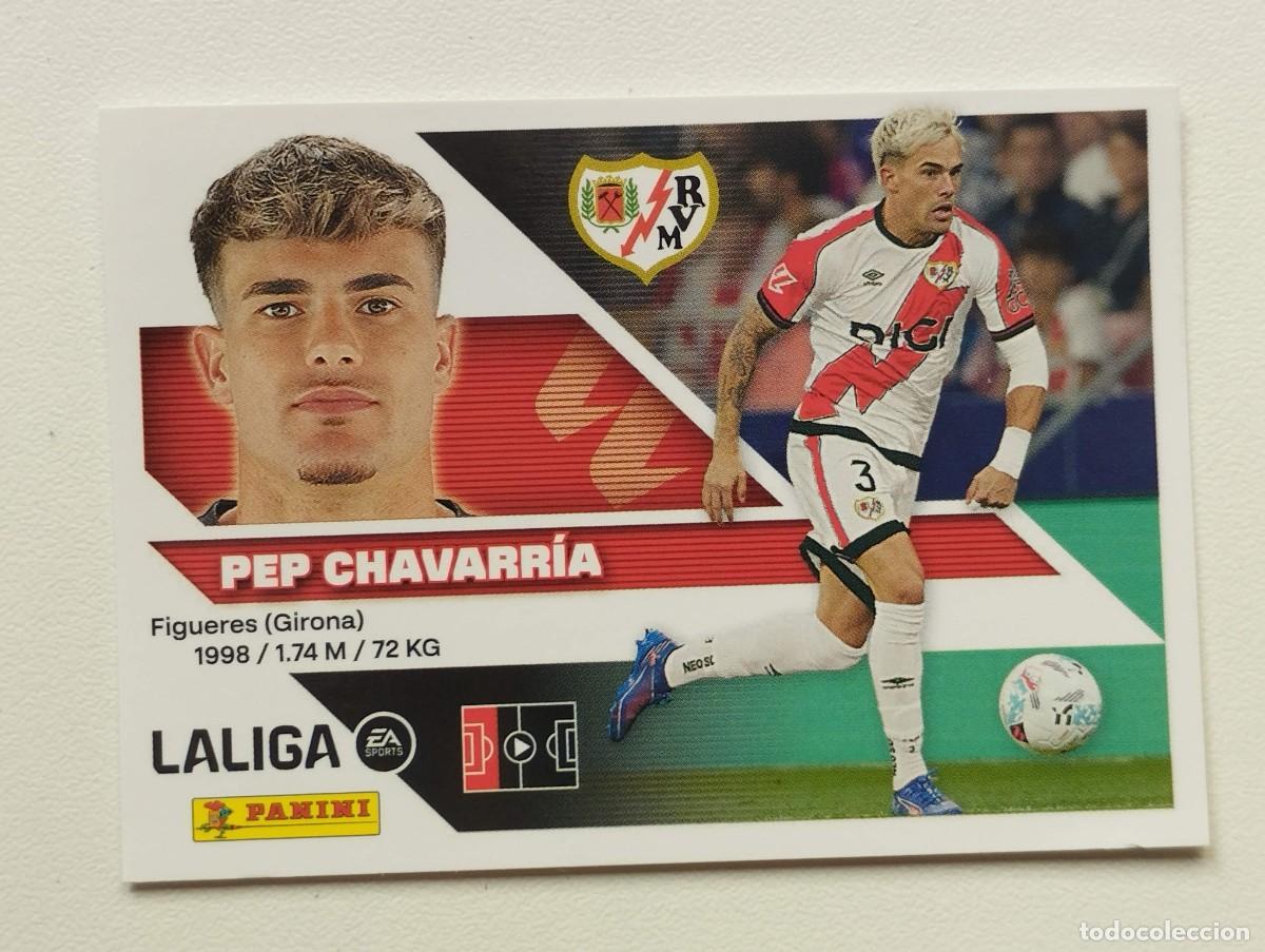 Football Stickers: CROMO STICKER COLECCIONES ESTE PANINI LIGA 2026 2027 26 27 PEP CHAVARRIA 10 RAYO VALLECANO