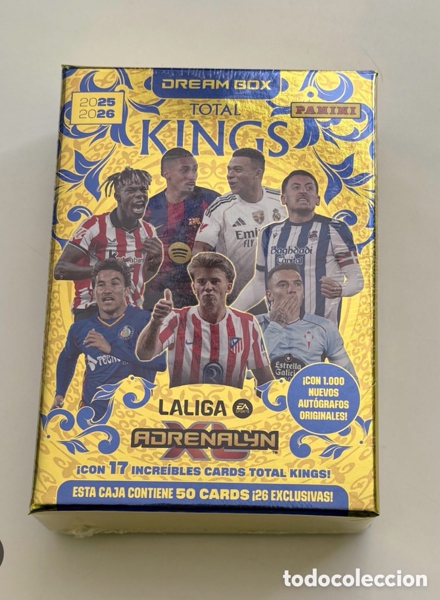Cromos de f&uacute;tbol: Dream Box Total Kings Adrenalyn XL LaLiga 2025-26 Panini