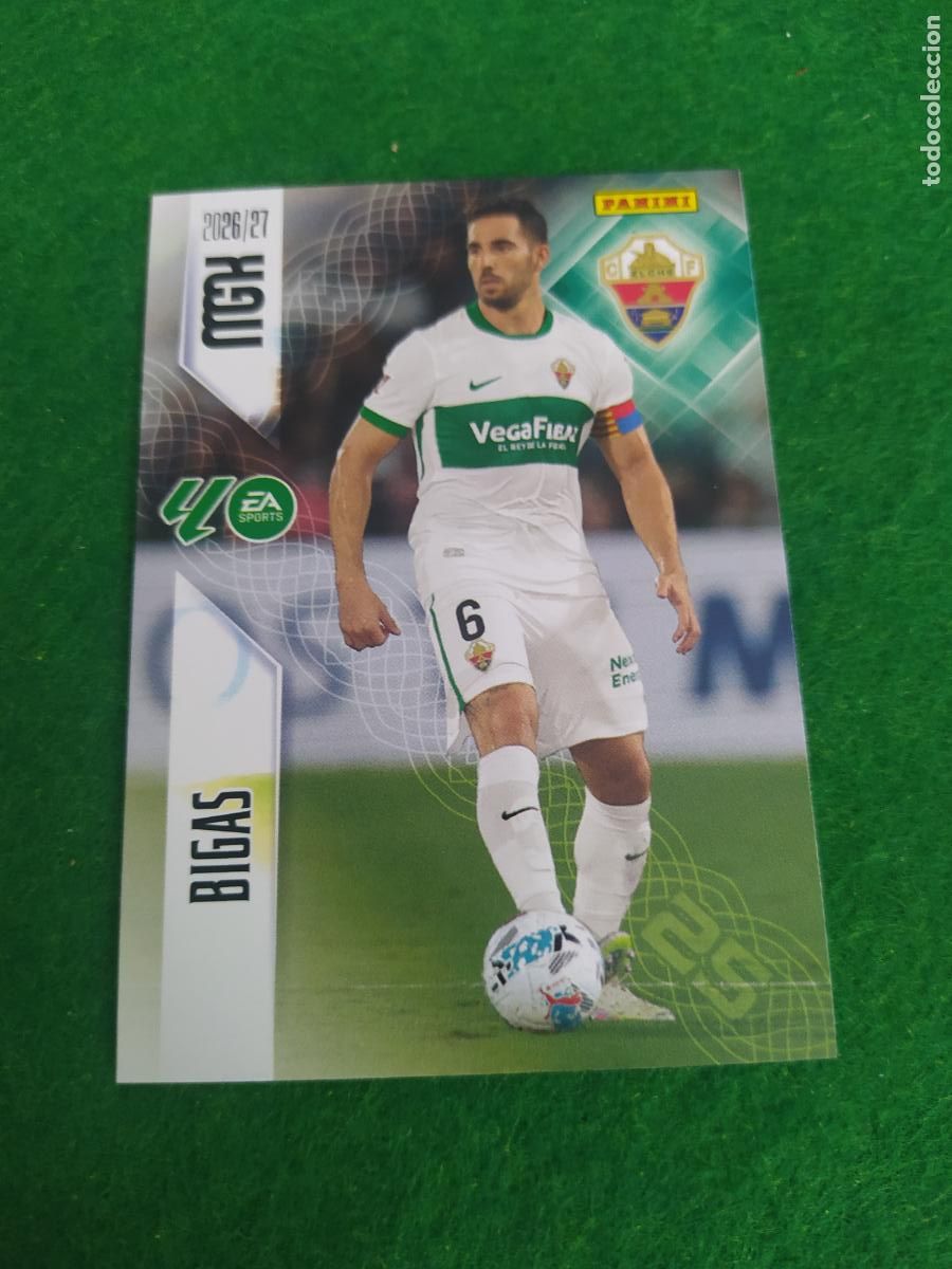 Cromos de f&uacute;tbol: MEGACRACKS 2026 2027 MGK 26 27 NUEVO - ELCHE N&ordm; 150 BIGAS