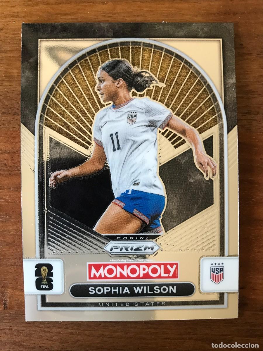 Cromos de f&uacute;tbol: SOPHIA WILSON - ESTADOS UNIDOS - PANINI MONOPOLY PRIZM WORLD CUP - 2026 26