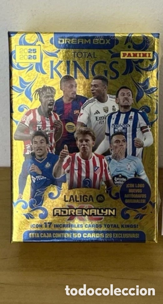 Cromos de f&uacute;tbol: Dream Box Total Kings Adrenalyn XL LaLiga 2025-26 Panini