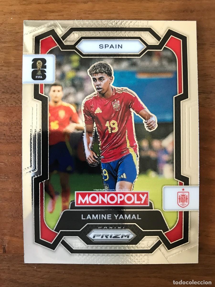 Cromos de f&uacute;tbol: LAMINE YAMAL - ESPA&Ntilde;A - PANINI MONOPOLY PRIZM WORLD CUP - 2026 26