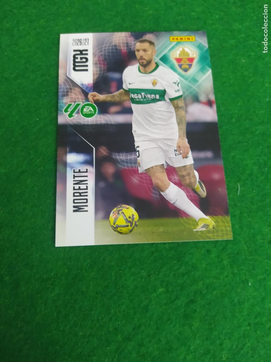 Cromos de f&uacute;tbol: MEGACRACKS 2026 2027 MGK 26 27 NUEVO - ELCHE N&ordm; 158 MORENTE