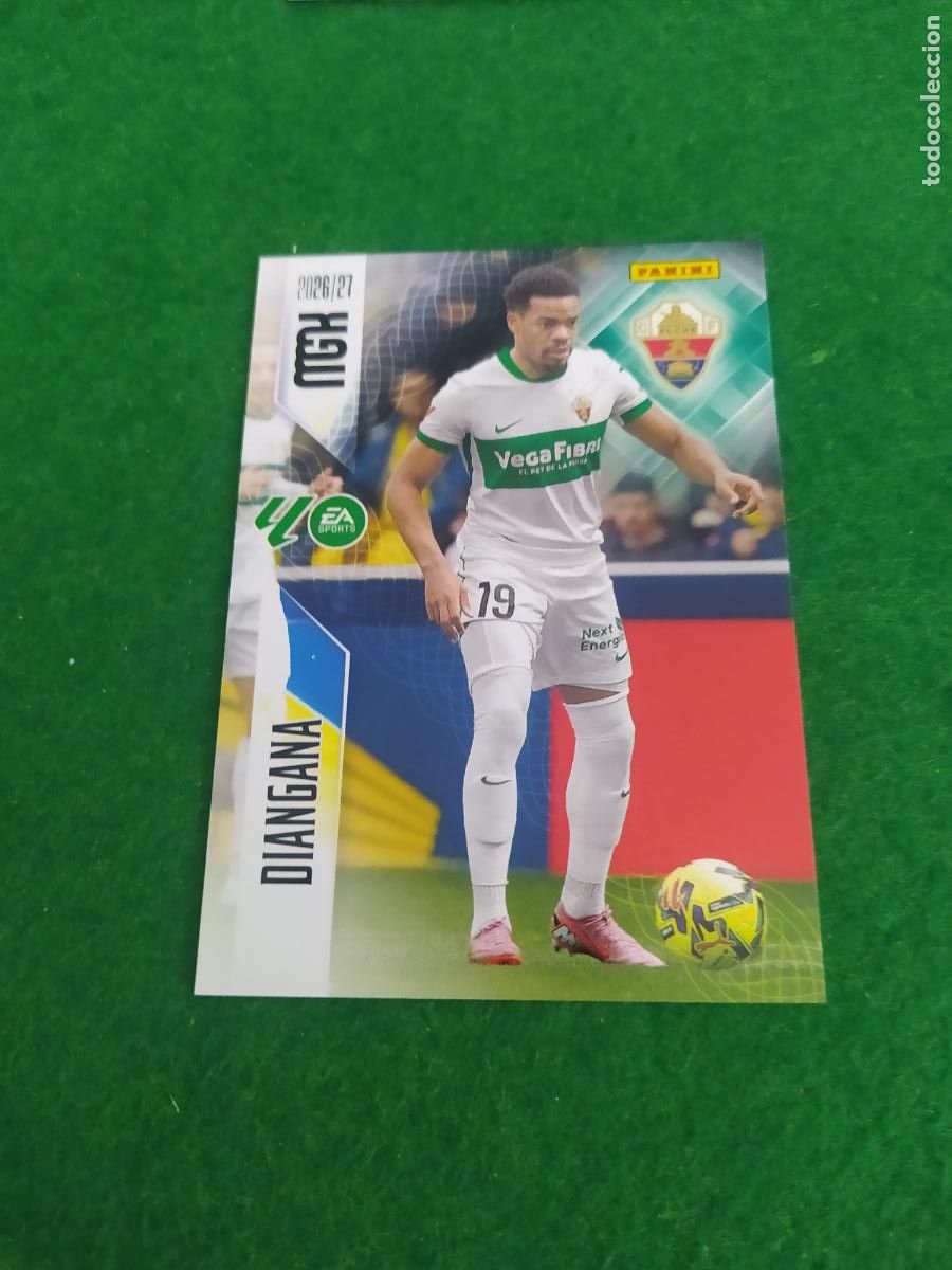 Cromos de f&uacute;tbol: MEGACRACKS 2026 2027 MGK 26 27 NUEVO - ELCHE N&ordm; 160 DIANGANA