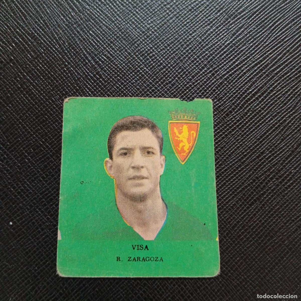 Cromos de f&uacute;tbol: VISA ZARAGOZA FHER 1962 1963 CROMO FUTBOL LIGA 62 63 - DESPEGADO - A42 PG41
