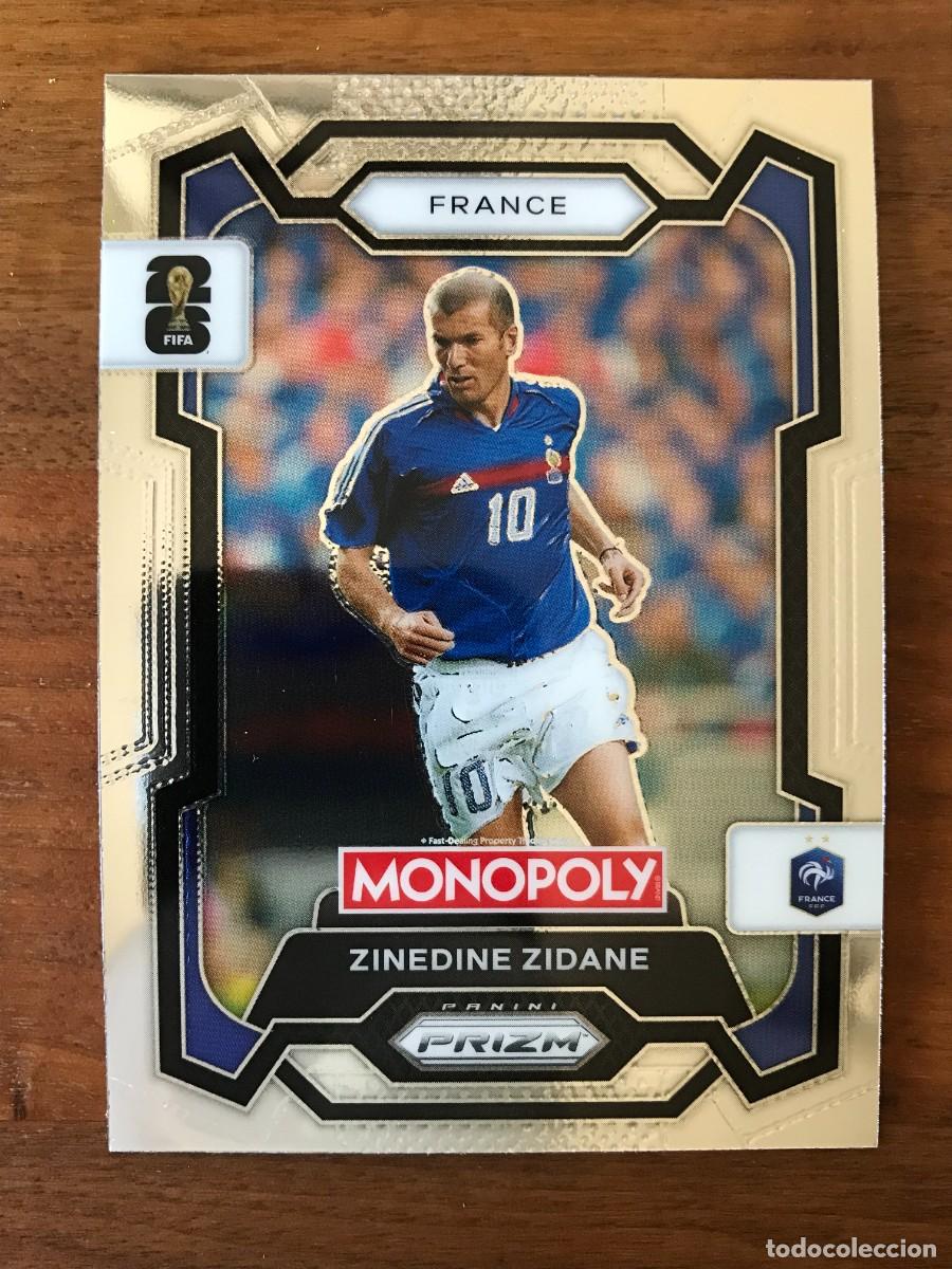 Cromos de f&uacute;tbol: ZINEDINE ZIDANE - FRANCIA - PANINI MONOPOLY PRIZM WORLD CUP - 2026 26