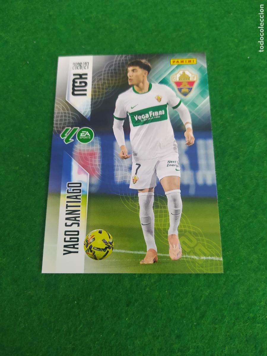 Cromos de f&uacute;tbol: MEGACRACKS 2026 2027 MGK 26 27 NUEVO - ELCHE N&ordm; 161 YAGO SANTIAGO