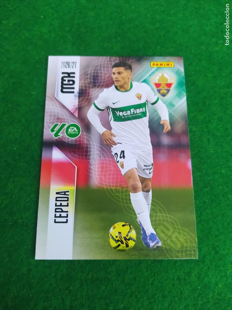 Cromos de f&uacute;tbol: MEGACRACKS 2026 2027 MGK 26 27 NUEVO - ELCHE N&ordm; 162 CEPEDA