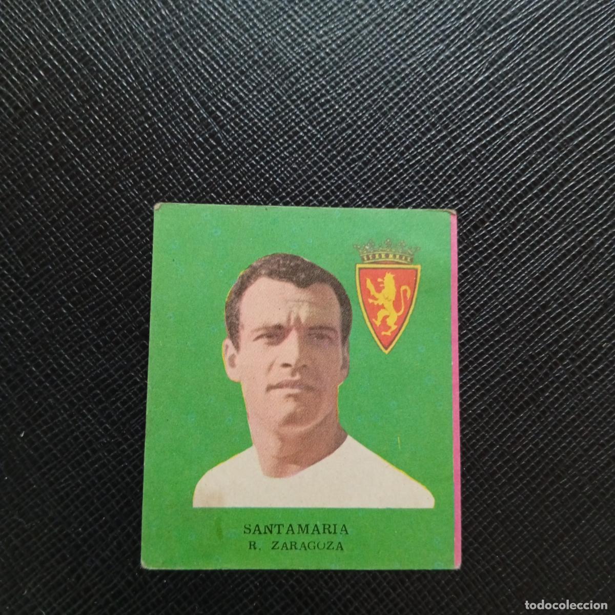 Cromos de f&uacute;tbol: SANTAMARIA ZARAGOZA FHER 1962 1963 CROMO FUTBOL LIGA 62 63 - DESPEGADO - A42 PG43