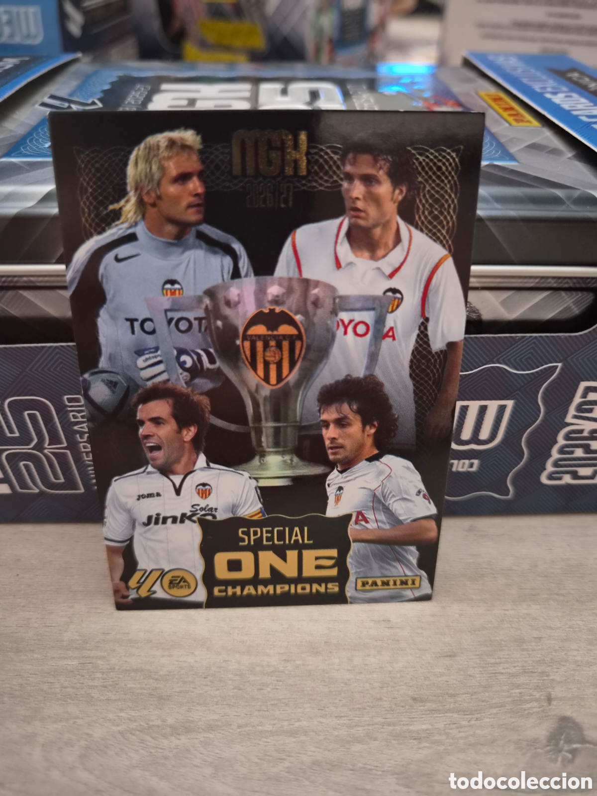 Cromos de f&uacute;tbol: Special One Champions Valencia Megacracks 26/27