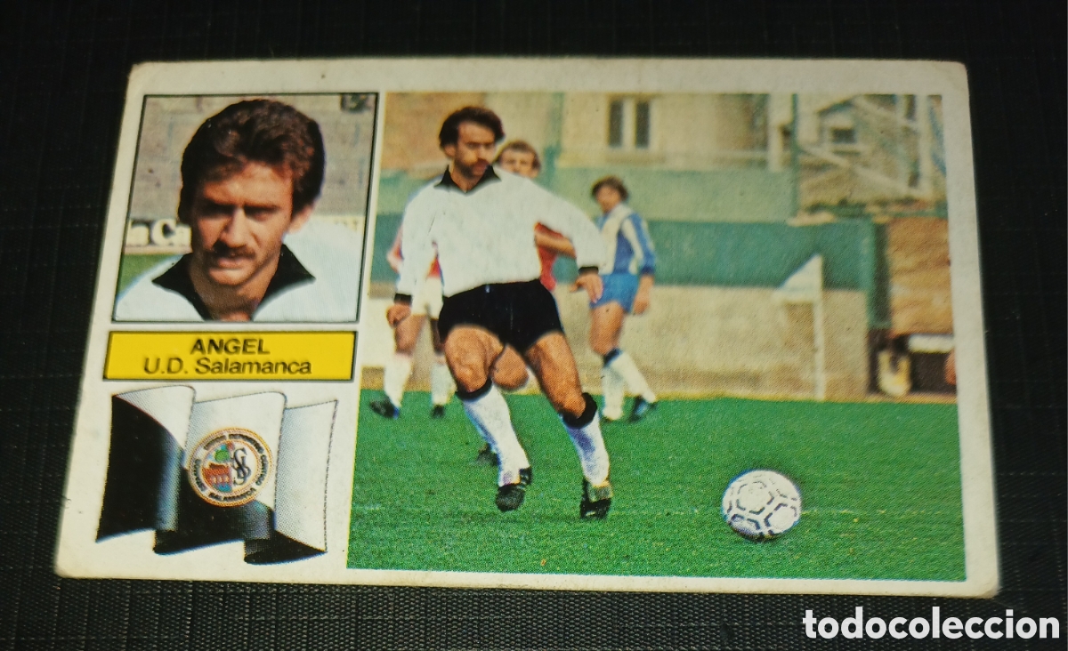 Cromos de f&uacute;tbol: Cromo &Uacute;ltimos Fichajes n&ordm; 13 Angel U.D. Salamanca Ed. Este Liga 1982 1983 82-83 Sin pegar
