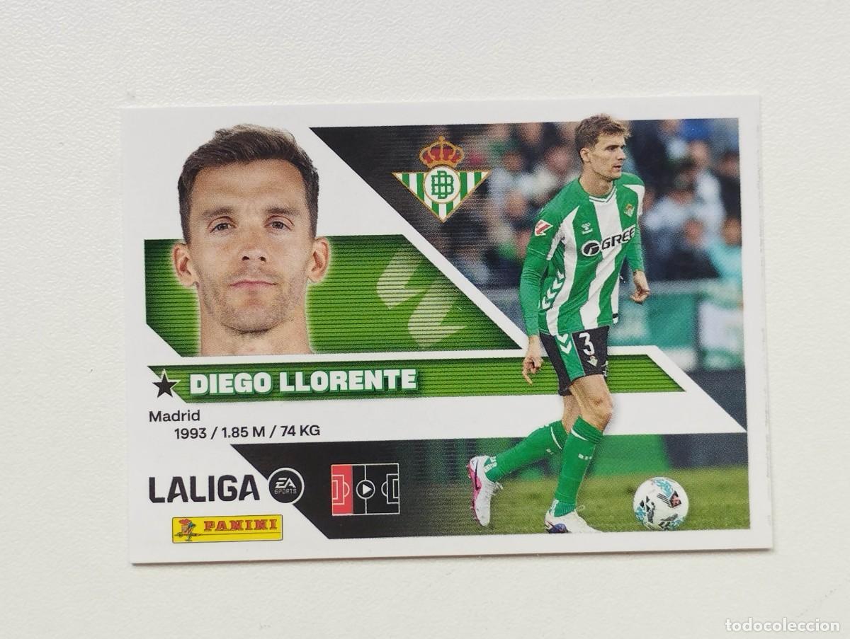 Cromos de f&uacute;tbol: CROMO STICKER COLECCIONES ESTE PANINI LIGA 2026 2027 26 27 DIEGO LLORENTE 6 BETIS