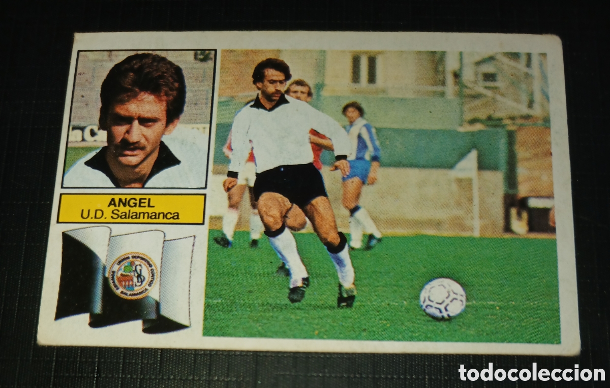 Cromos de f&uacute;tbol: Cromo &Uacute;ltimos Fichajes n&ordm; 13 Angel U.D. Salamanca Ed. Este Liga 1982 1983 82-83 Sin pegar