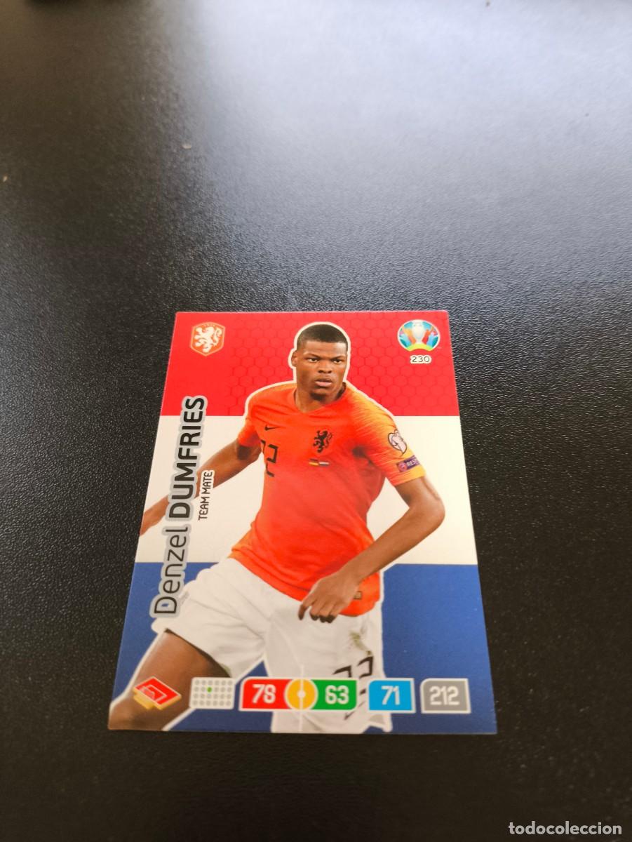 Cromos de f&uacute;tbol: 230 Denzel Dumfries HOLANDA NETHERLANDS PANINI ADRENALYN XL EURO 2020 EUROCOPA NO LIGA ESTE