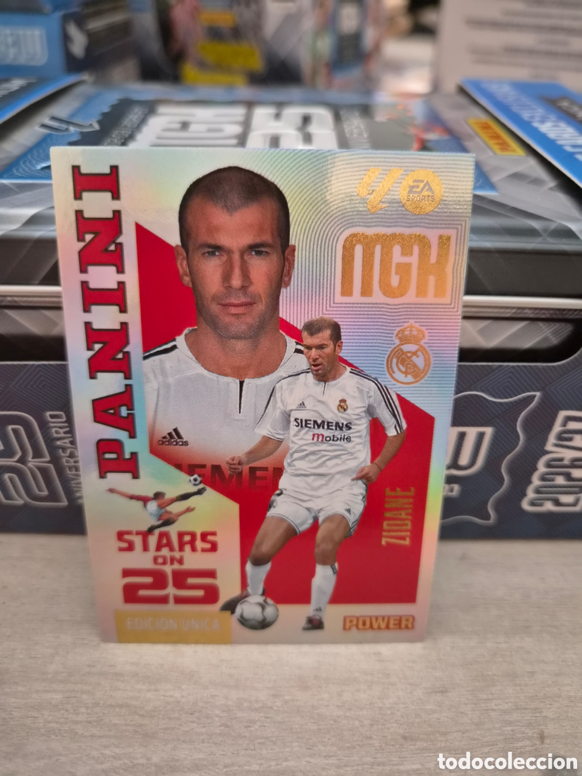 Cromos de f&uacute;tbol: P430 Stars On 25 Zidane Megacracks 26/27